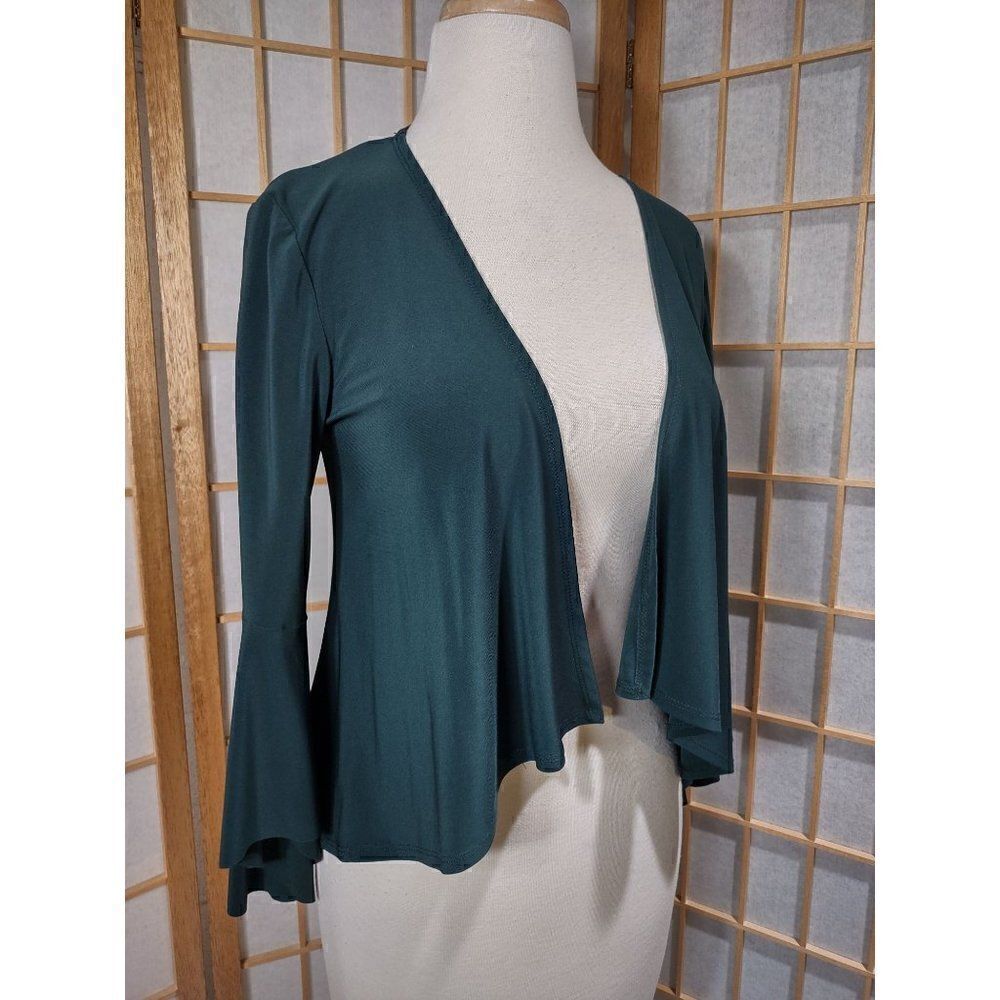 Lauren Ralph Lauren Sm Bell Sleeve Open Front Cardigan